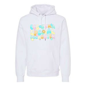 Retro Egg-stra Special Egghunter Easter Classic Clothing Premium Hoodie