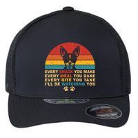 Retro Every Snack You Make Funny Chihuahua Dog Lover Owner Meaningful Gift Flexfit Unipanel Trucker Cap