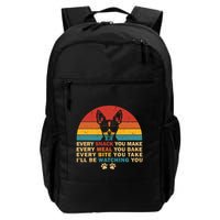 Retro Every Snack You Make Funny Chihuahua Dog Lover Owner Meaningful Gift Backpack