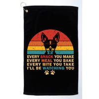 Retro Every Snack You Make Funny Chihuahua Dog Lover Owner Meaningful Gift Golf Towel