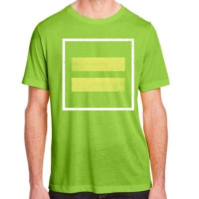 Retro Equal Sign Equality Ll Hu Rights Gift Adult ChromaSoft Performance T-Shirt