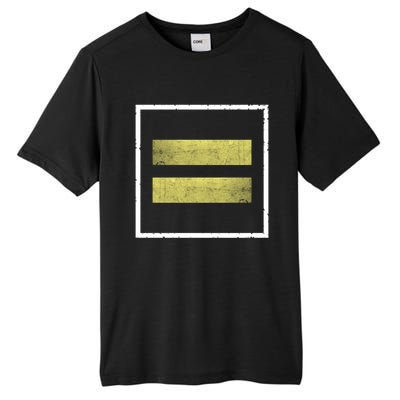 Retro Equal Sign Equality Ll Hu Rights Gift Tall Fusion ChromaSoft Performance T-Shirt