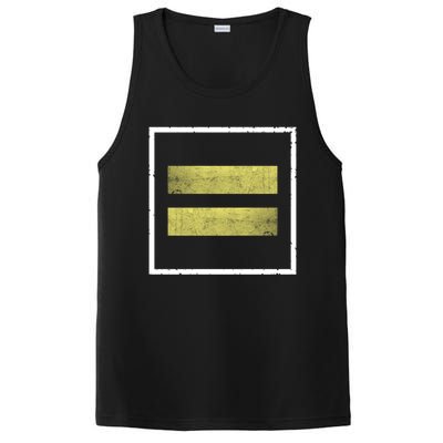 Retro Equal Sign Equality Ll Hu Rights Gift PosiCharge Competitor Tank