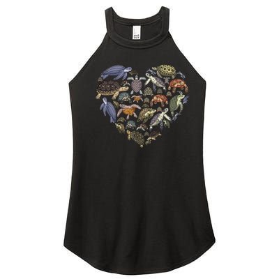 Restore Earth Sea Turtle Watercolor Earth Day Women’s Perfect Tri Rocker Tank