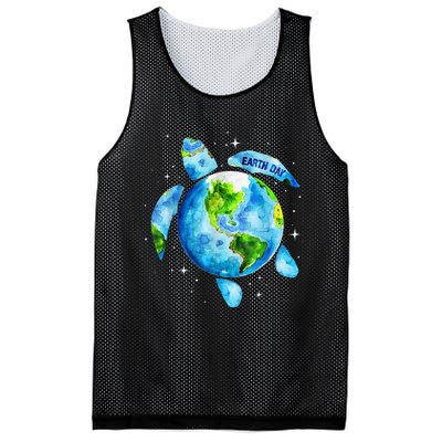 Restore Earth Sea Turtle Art Save The Planet Mesh Reversible Basketball Jersey Tank