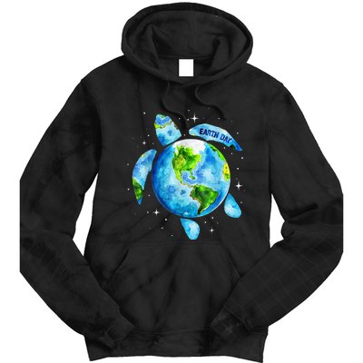 Restore Earth Sea Turtle Art Save The Planet Tie Dye Hoodie