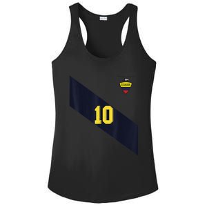 Retro Ecuador Soccer Jersey Futbol Camiseta Ladies PosiCharge Competitor Racerback Tank