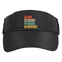 Retro Eat Sleep Dash Repeat Video Game Gift Adult Drive Performance Visor