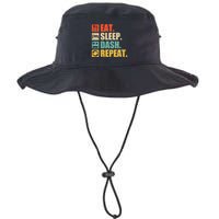 Retro Eat Sleep Dash Repeat Video Game Gift Bucket Hat