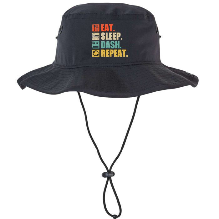 Retro Eat Sleep Dash Repeat Video Game Gift Bucket Hat