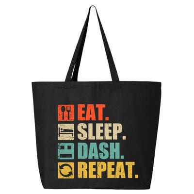 Retro Eat Sleep Dash Repeat Video Game Gift 25L Jumbo Tote