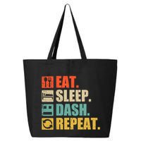 Retro Eat Sleep Dash Repeat Video Game Gift 25L Jumbo Tote