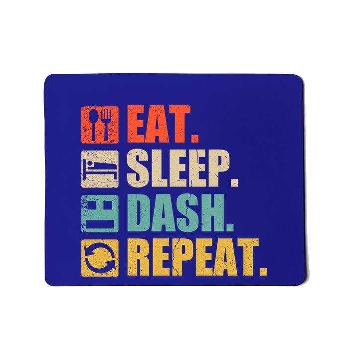 Retro Eat Sleep Dash Repeat Video Game Gift Mousepad