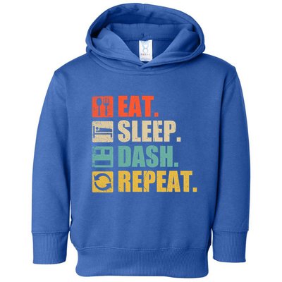 Retro Eat Sleep Dash Repeat Video Game Gift Toddler Hoodie
