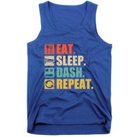 Retro Eat Sleep Dash Repeat Video Game Gift Tank Top