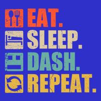 Retro Eat Sleep Dash Repeat Video Game Gift Tank Top