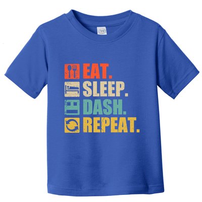 Retro Eat Sleep Dash Repeat Video Game Gift Toddler T-Shirt