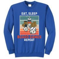 Retro Eat Sleep Board Games Repeat Vintage Board Games Gift Sweatshirt