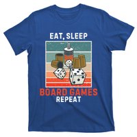 Retro Eat Sleep Board Games Repeat Vintage Board Games Gift T-Shirt