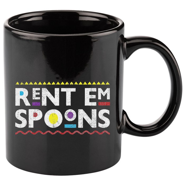 Rent Em Spoons 90S Style African 11oz C Handle Ceramic Mug
