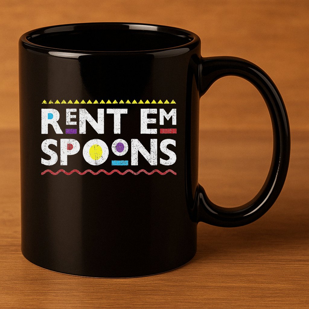 Rent Em Spoons 90S Style African 11oz C Handle Ceramic Mug