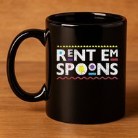 Rent Em Spoons 90S Style African 11oz C Handle Ceramic Mug