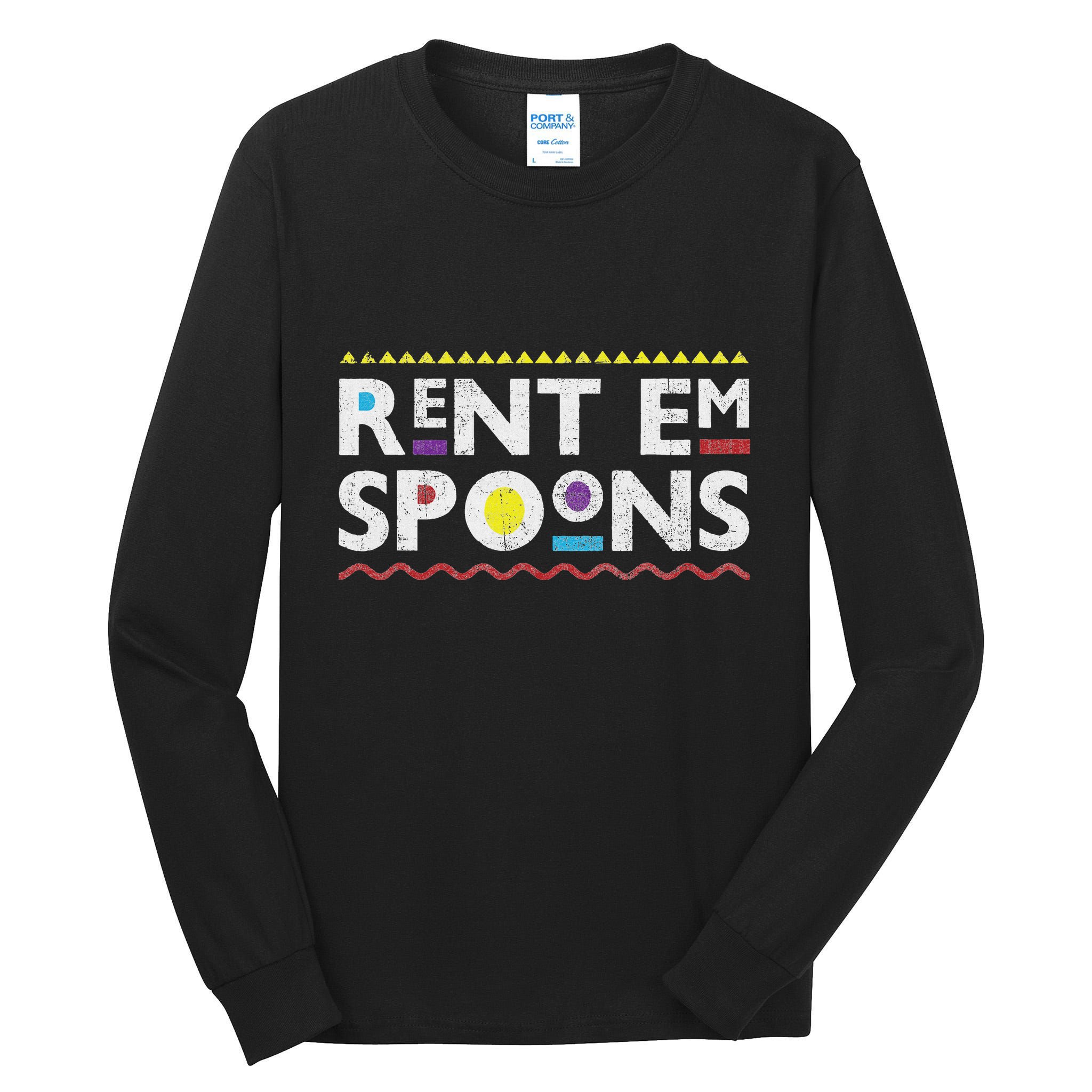 Rent Em Spoons 90S Style African Tall Long Sleeve T-Shirt