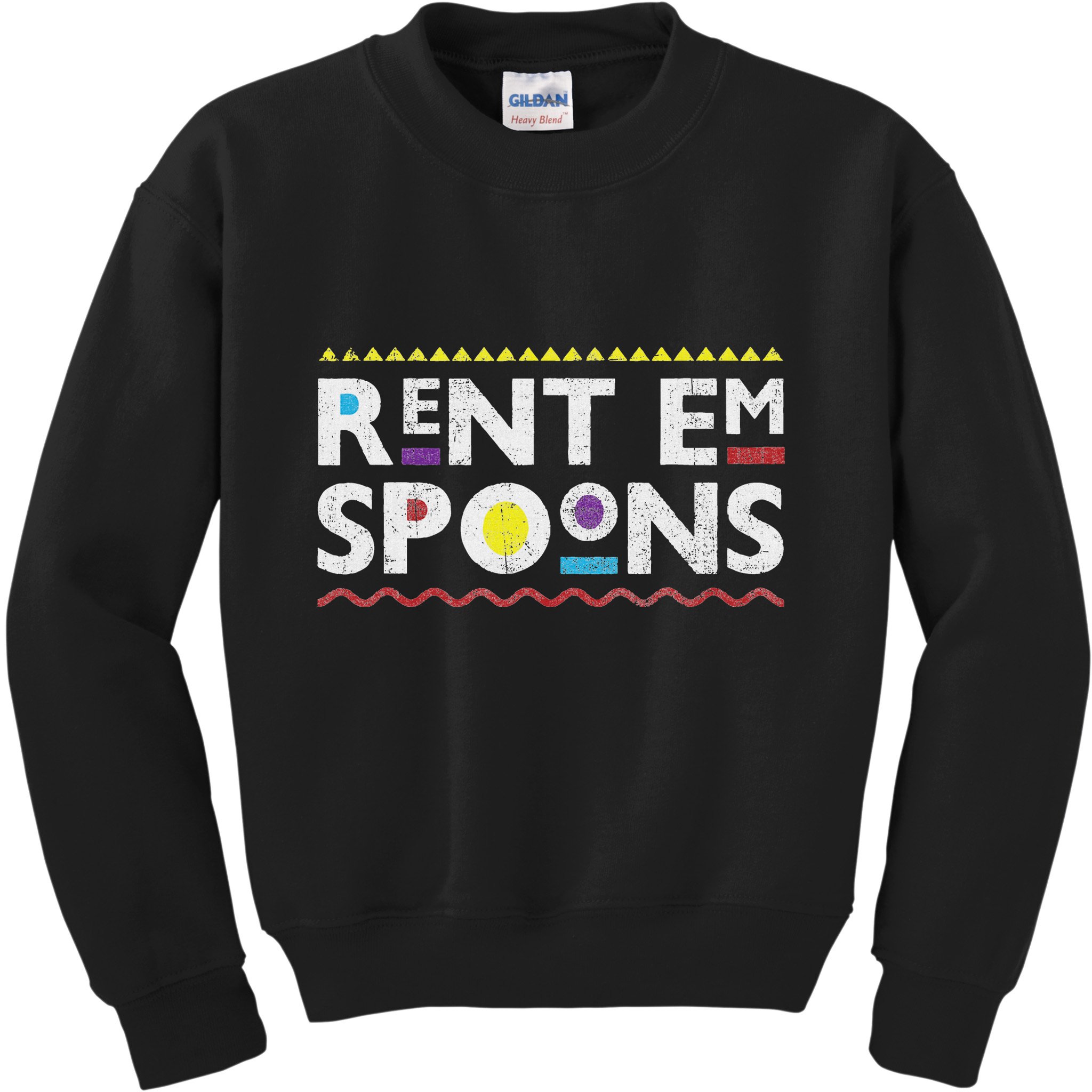 Rent Em Spoons 90S Style African Kids Sweatshirt