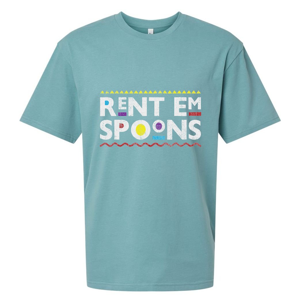Rent Em Spoons 90S Style African Sueded Cloud Jersey T-Shirt