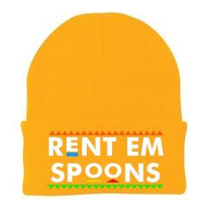 Rent Em Spoons Knit Cap Winter Beanie