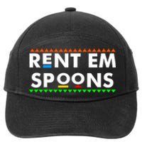 Rent Em Spoons 7-Panel Snapback Hat