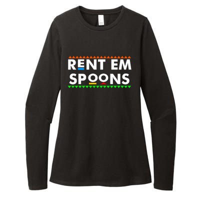 Rent Em Spoons Womens CVC Long Sleeve Shirt