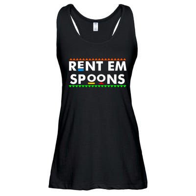 Rent Em Spoons Ladies Essential Flowy Tank