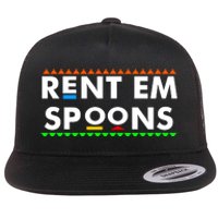 Rent Em Spoons Flat Bill Trucker Hat