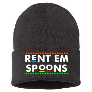 Rent Em Spoons Sustainable Knit Beanie