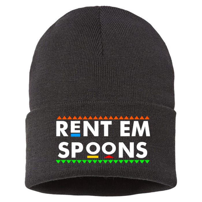 Rent Em Spoons Sustainable Knit Beanie