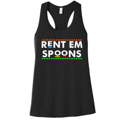 Rent Em Spoons Women's Racerback Tank