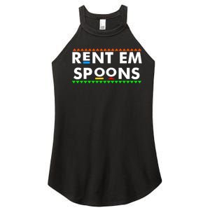 Rent Em Spoons Women’s Perfect Tri Rocker Tank