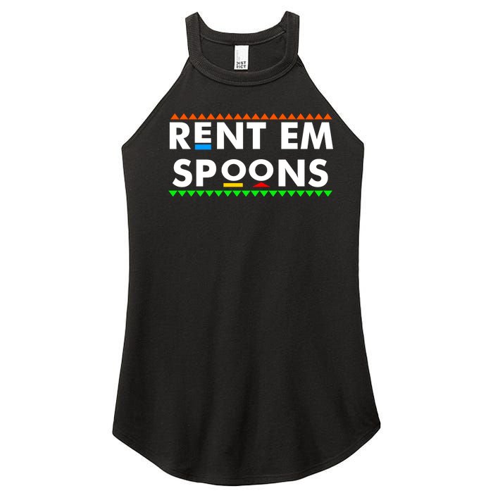 Rent Em Spoons Women's Perfect Tri Rocker Tank