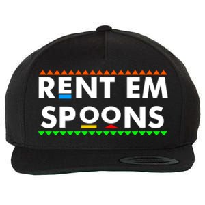 Rent Em Spoons Wool Snapback Cap