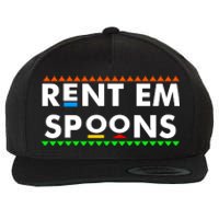 Rent Em Spoons Wool Snapback Cap