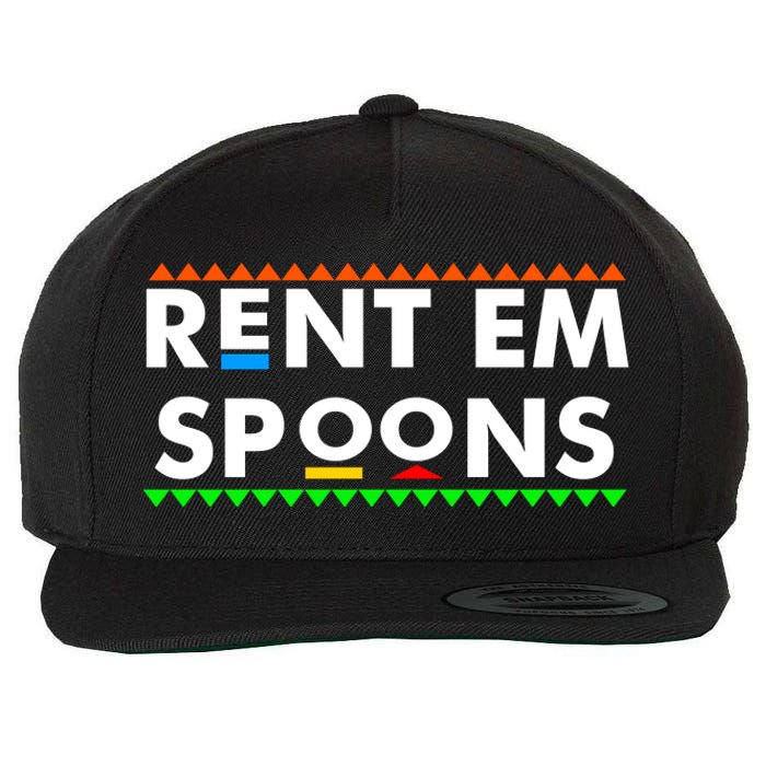 Rent Em Spoons Wool Snapback Cap