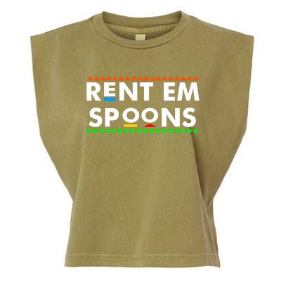 Rent Em Spoons Garment-Dyed Women's Muscle Tee