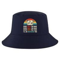 Retro Every Snack You Make Every Meal You Bake Pittie Dog Cool Comfort Performance Bucket Hat