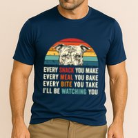 Retro Every Snack You Make Every Meal You Bake Pittie Dog Cooling Performance Crew T-Shirt