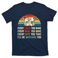 Retro Every Snack You Make Every Meal You Bake Pittie Dog T-Shirt