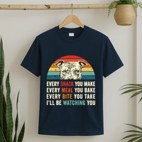 Retro Every Snack You Make Every Meal You Bake Pittie Dog T-Shirt