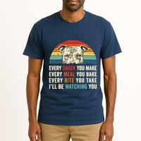 Retro Every Snack You Make Every Meal You Bake Pittie Dog Tall T-Shirt
