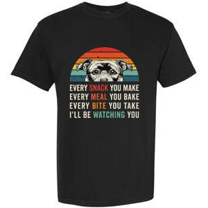 Retro Every Snack You Make Every Meal You Bake Staffy Dog Garment-Dyed Heavyweight T-Shirt