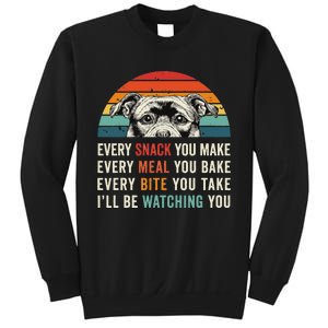 Retro Every Snack You Make Every Meal You Bake Staffy Dog Sweatshirt